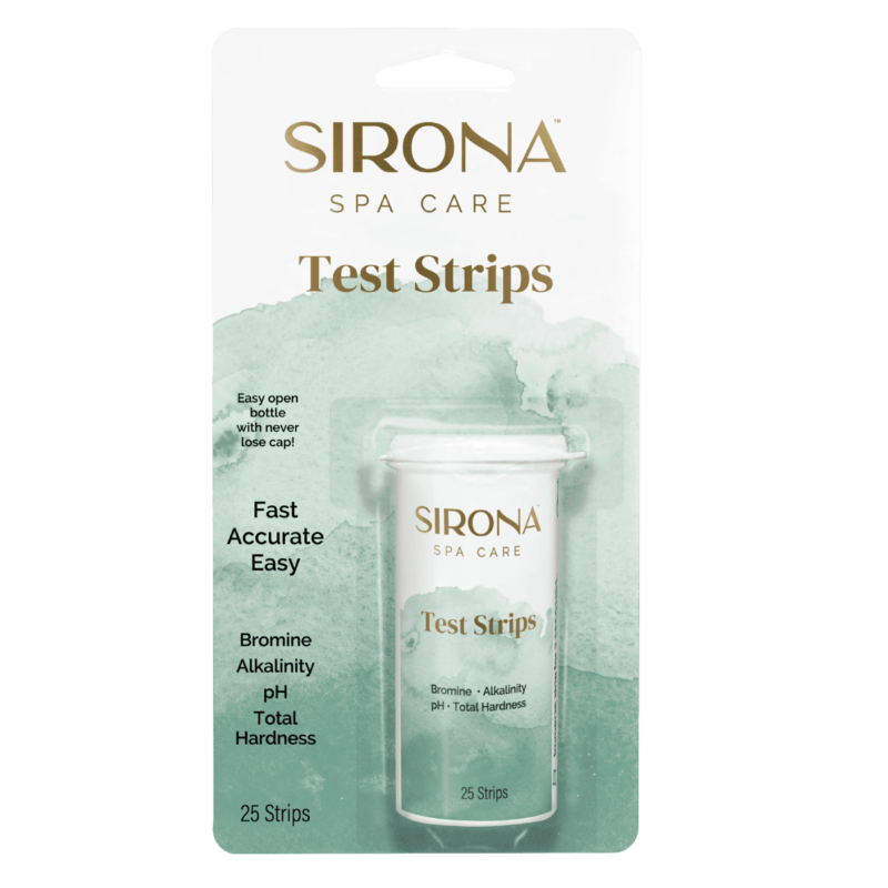 Sirona Chlorine/Bromine Spa Test Strips 25 Count Leisure Times